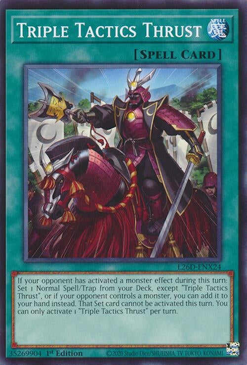 Image for Triple Tactics Thrust - L26D-ENX24 (L26D-ENX24) (Legendary Modern Decks 2026) - YuGiOh