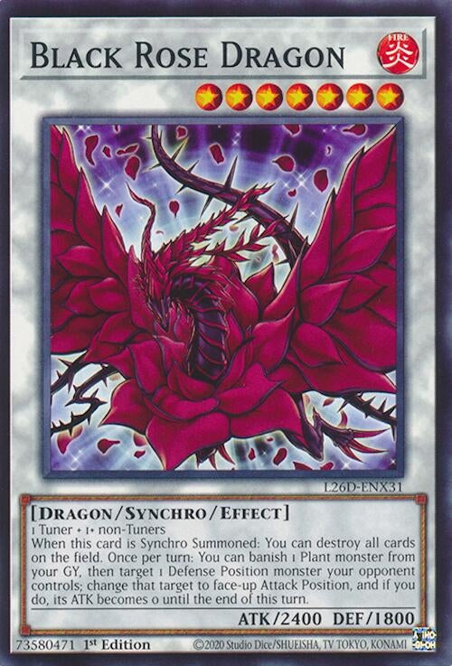 Image for Black Rose Dragon (L26D-ENX31) (Legendary Modern Decks 2026) - YuGiOh