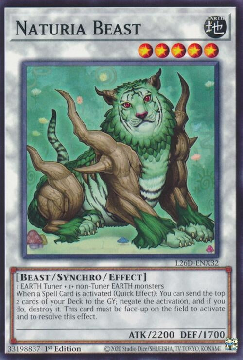 Image for Naturia Beast (L26D-ENX32) (Legendary Modern Decks 2026) - YuGiOh