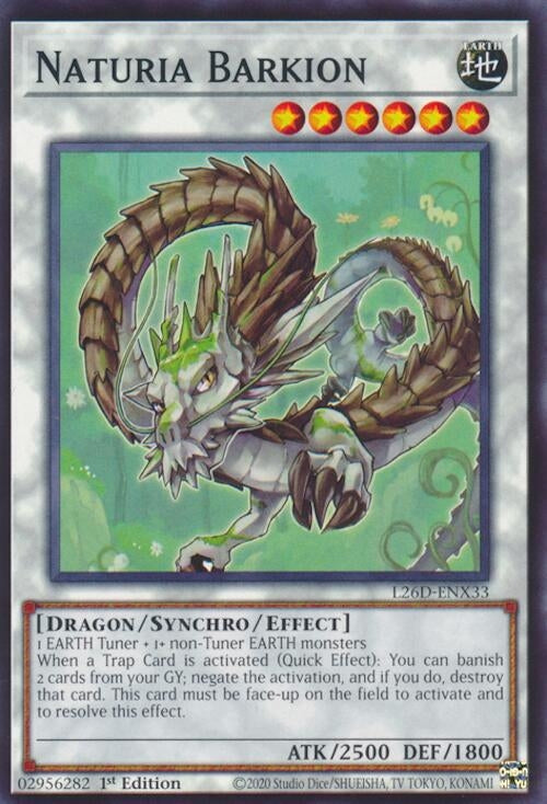 Image for Naturia Barkion (L26D-ENX33) (Legendary Modern Decks 2026) - YuGiOh