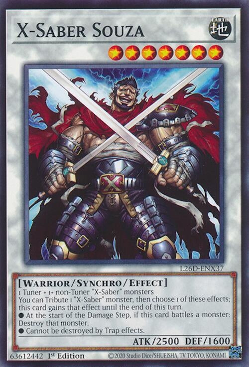 Image for X-Saber Souza (L26D-ENX37) (Legendary Modern Decks 2026) - YuGiOh