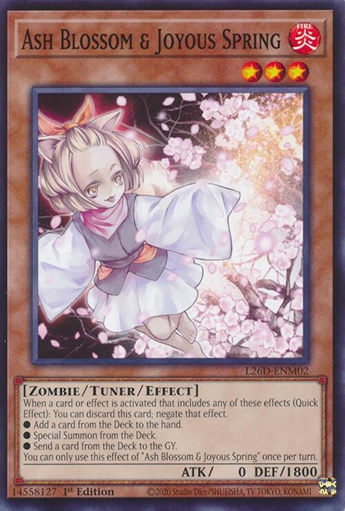 Image for Ash Blossom & Joyous Spring (L26D-ENM02) (Legendary Modern Decks 2026) - YuGiOh