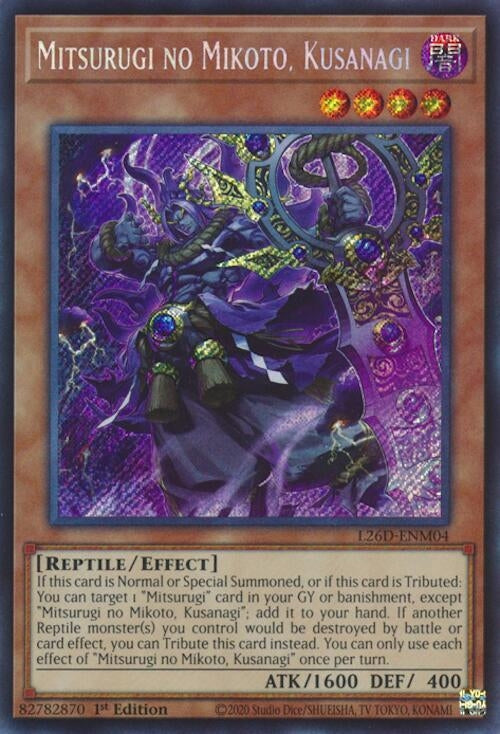 Image for Mitsurugi no Mikoto, Kusanagi (L26D-ENM04) (Legendary Modern Decks 2026) - YuGiOh
