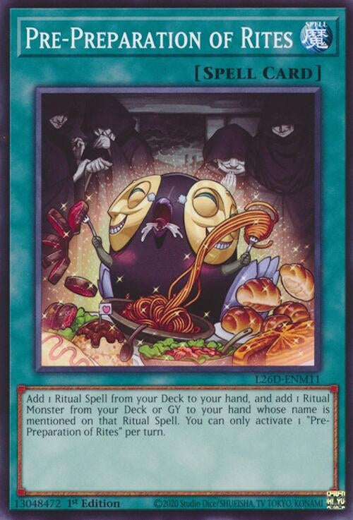 Image for Pre-Preparation of Rites (L26D-ENM11) (Legendary Modern Decks 2026) - YuGiOh