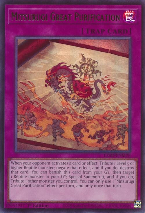 Image for Mitsurugi Great Purification (L26D-ENM20) (Legendary Modern Decks 2026) - YuGiOh