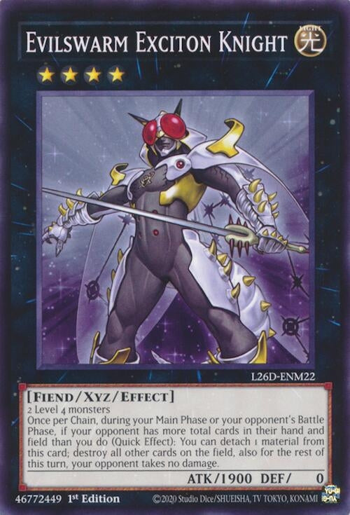 Image for Evilswarm Exciton Knight (L26D-ENM22) (Legendary Modern Decks 2026) - YuGiOh