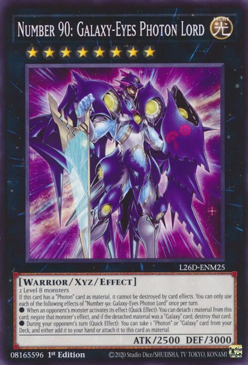 Image for Number 90: Galaxy-Eyes Photon Lord (L26D-ENM25) (Legendary Modern Decks 2026) - YuGiOh