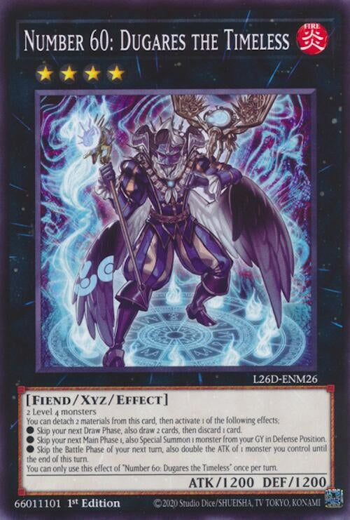 Image for Number 60: Dugares the Timeless (L26D-ENM26) (Legendary Modern Decks 2026) - YuGiOh