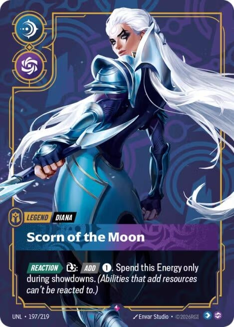 Image for Diana - Scorn of the Moon (197/219) (Unleashed) - Riftbound: League of Legends Trading Card Game