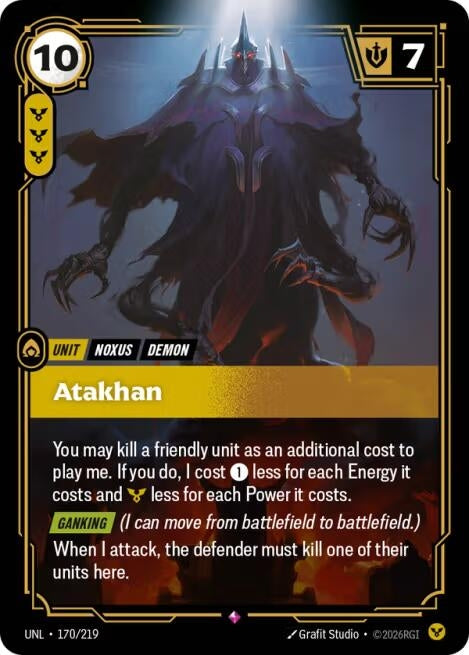 Image for Atakhan (170/219) (Unleashed) - Riftbound: League of Legends Trading Card Game