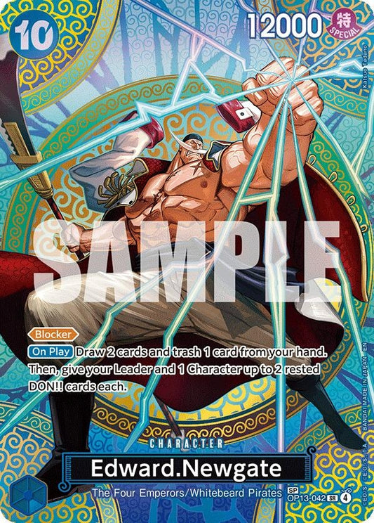 Image for Edward.Newgate (SP) (OP13-042) (Adventure on Kami's Island) - One Piece Card Game