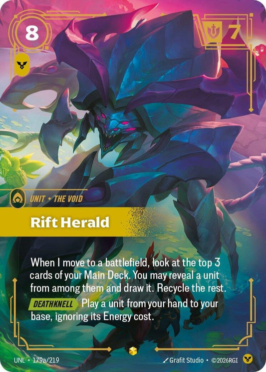 Image for Rift Herald (Alternate Art) (179a/219) (Unleashed) - Riftbound: League of Legends Trading Card Game