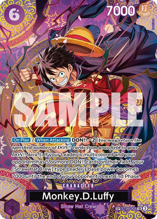 Image for Monkey.D.Luffy (SP) (ST26-005) (Adventure on Kami's Island) - One Piece Card Game