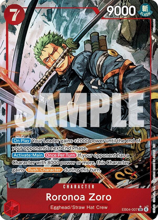 Image for Roronoa Zoro (EB04-007) (Alternate Art) (EB04-007) (Adventure on Kami's Island) - One Piece Card Game