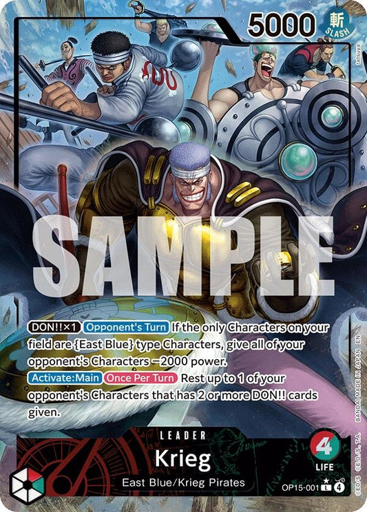Image for Krieg (OP15-001) (Alternate Art) (OP15-001) (Adventure on Kami's Island) - One Piece Card Game