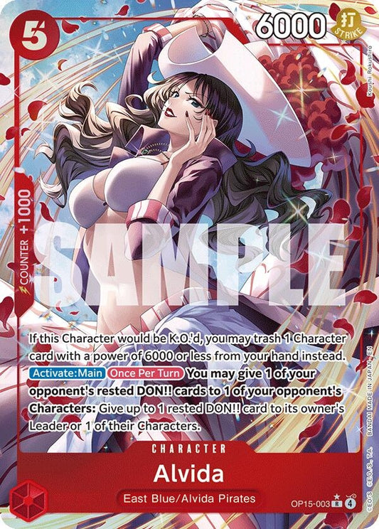 Image for Alvida (Alternate Art) (OP15-003) (Adventure on Kami's Island) - One Piece Card Game