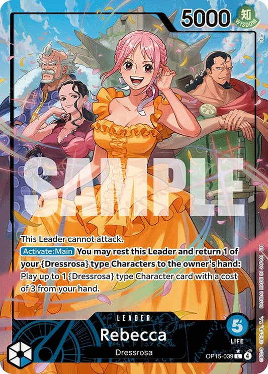 Image for Rebecca (OP15-039) (Alternate Art) (OP15-039) (Adventure on Kami's Island) - One Piece Card Game