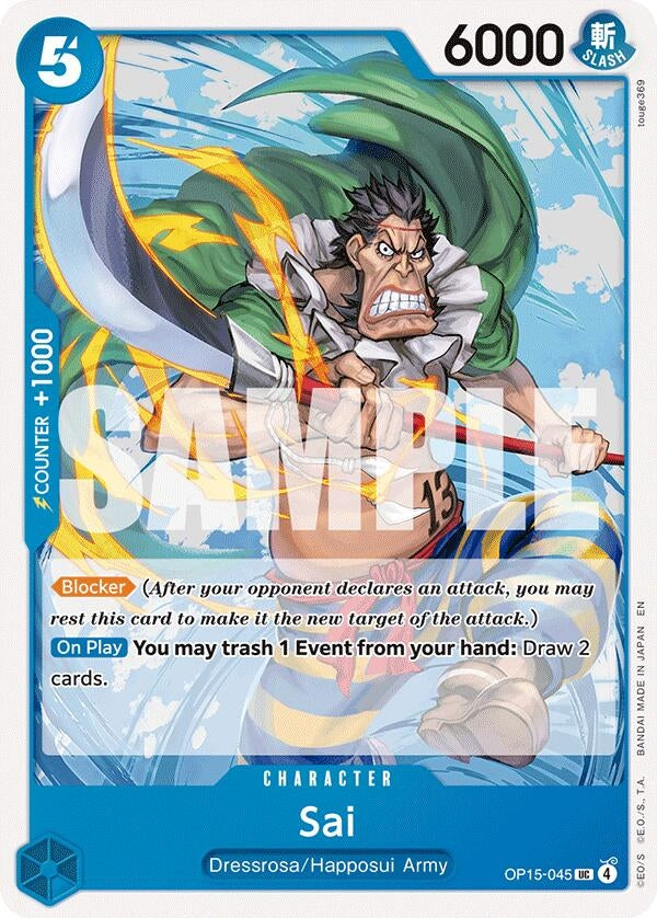 Image for Sai (OP15-045) (Adventure on Kami's Island) - One Piece Card Game