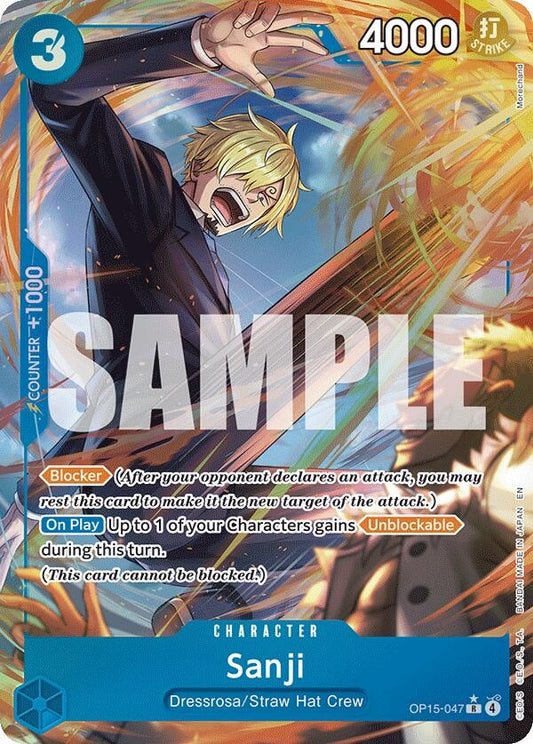 Image for Sanji (OP15-047) (Alternate Art) (OP15-047) (Adventure on Kami's Island) - One Piece Card Game