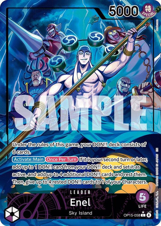 Image for Enel (OP15-058) (Alternate Art) (OP15-058) (Adventure on Kami's Island) - One Piece Card Game