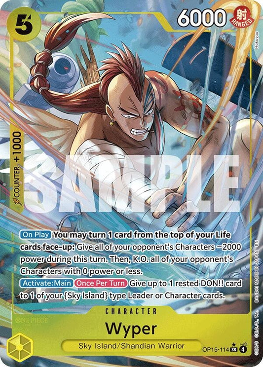 Image for Wyper (Alternate Art) (OP15-114) (Adventure on Kami's Island) - One Piece Card Game