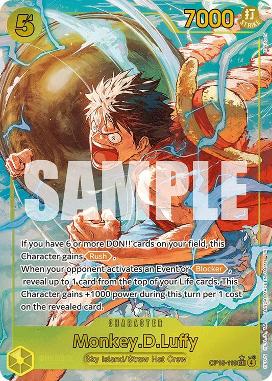 Image for Monkey.D.Luffy (OP15-119) (Alternate Art) (OP15-119) (Adventure on Kami's Island) - One Piece Card Game