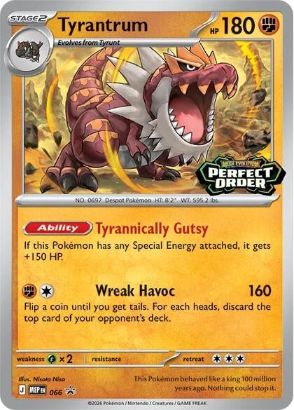 Image for Tyrantrum - 066 (066) (ME: Mega Evolution Promo) - Pokemon