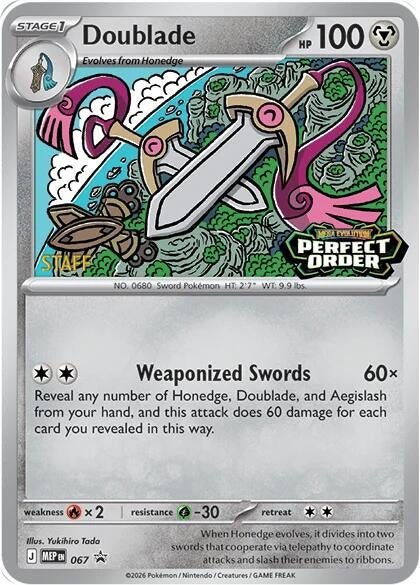 Image for Doublade - 067 [Staff] (067) (ME: Mega Evolution Promo) - Pokemon