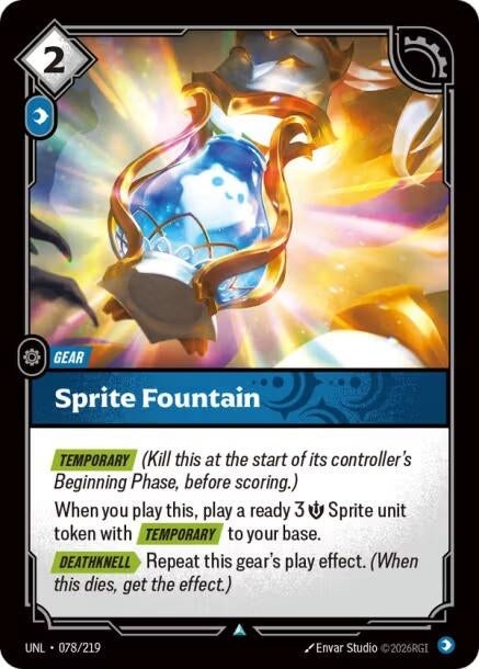 Image for Sprite Fountain (078/219) (Unleashed) - Riftbound: League of Legends Trading Card Game
