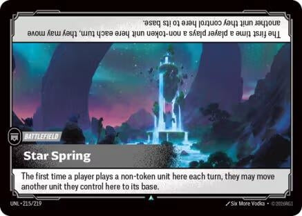 Image for Star Spring (215/219) (Unleashed) - Riftbound: League of Legends Trading Card Game