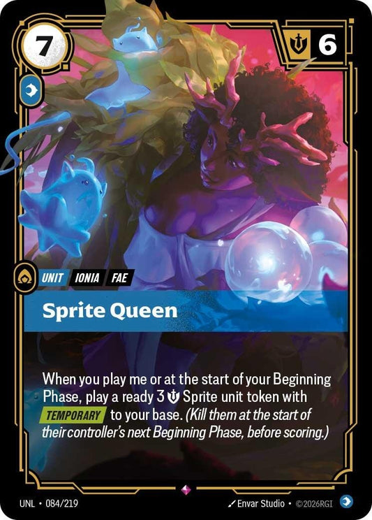 Image for Sprite Queen (084/219) (Unleashed) - Riftbound: League of Legends Trading Card Game