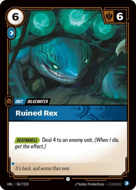 Image for Ruined Rex (067/219) (Unleashed) - Riftbound: League of Legends Trading Card Game