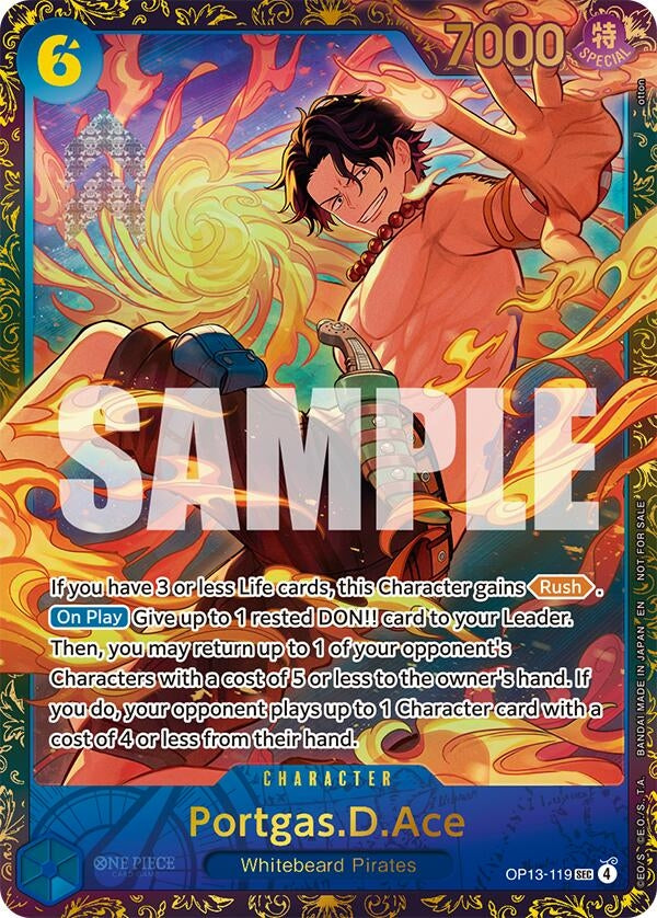 Image for Portgas.D.Ace (119) (Treasure Cup 2026) (OP13-119) (One Piece Promotion Cards) - One Piece Card Game