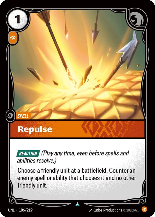 Image for Repulse (106/219) (Unleashed) - Riftbound: League of Legends Trading Card Game