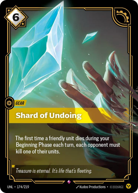Image for Shard of Undoing (174/219) (Unleashed) - Riftbound: League of Legends Trading Card Game