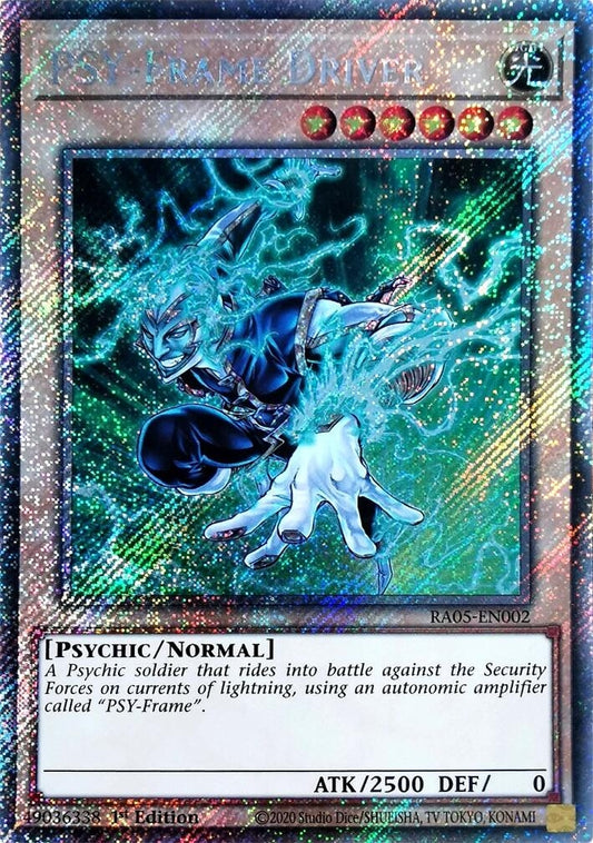 PSY-Frame Driver (Platinum Secret Rare) (RA05-EN002) (Rarity Collection 5)