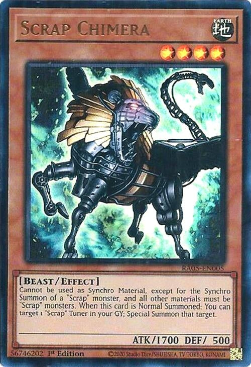 Scrap Chimera (Ultra Rare) (RA05-EN005) (Rarity Collection 5)