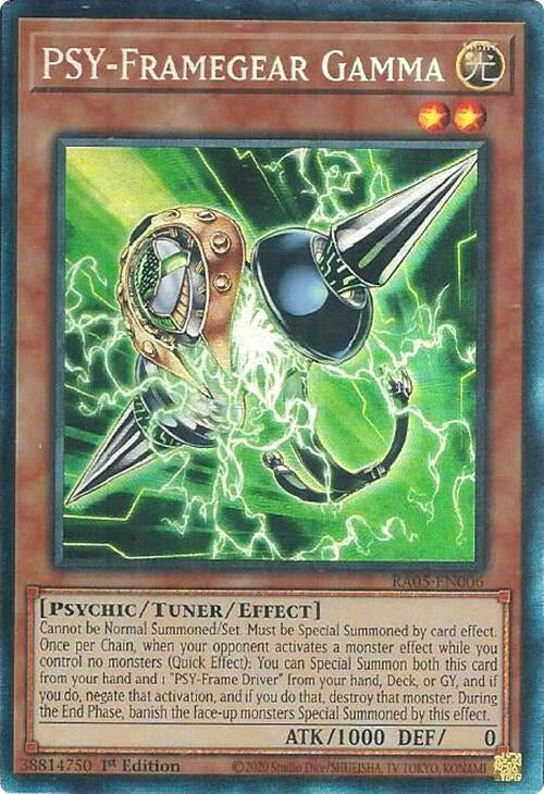PSY-Framegear Gamma (Collector's Rare) (RA05-EN006) (Rarity Collection 5)