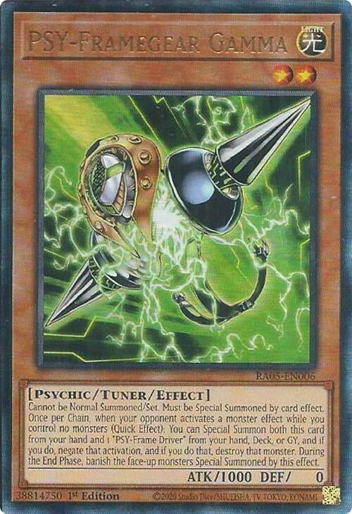 PSY-Framegear Gamma (Ultimate Rare) (RA05-EN006) (Rarity Collection 5)