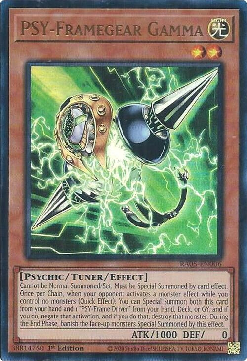 PSY-Framegear Gamma (Ultra Rare) (RA05-EN006) (Rarity Collection 5)