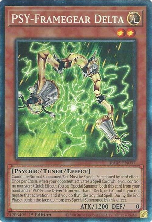 PSY-Framegear Delta (Collector's Rare) (RA05-EN007) (Rarity Collection 5)