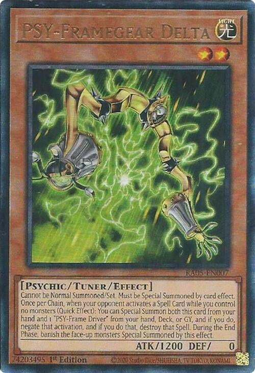 PSY-Framegear Delta (Ultimate Rare) (RA05-EN007) (Rarity Collection 5)