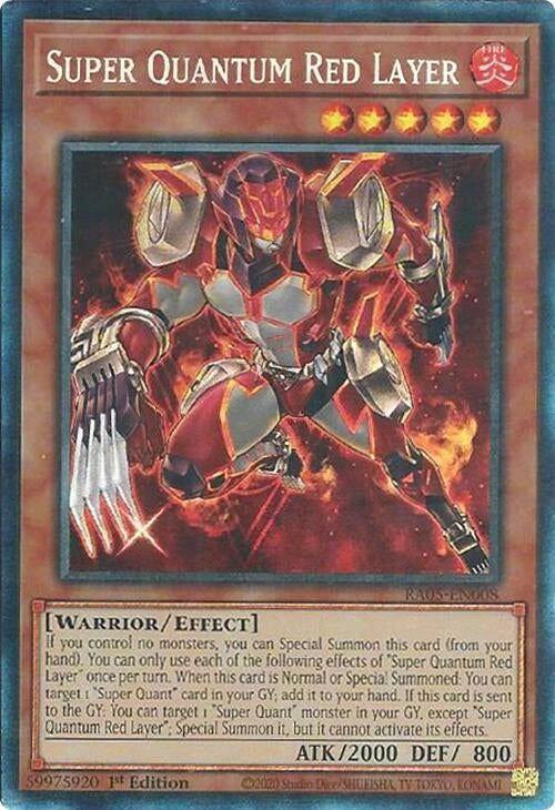 Super Quantum Red Layer (Collector's Rare) (RA05-EN008) (Rarity Collection 5)