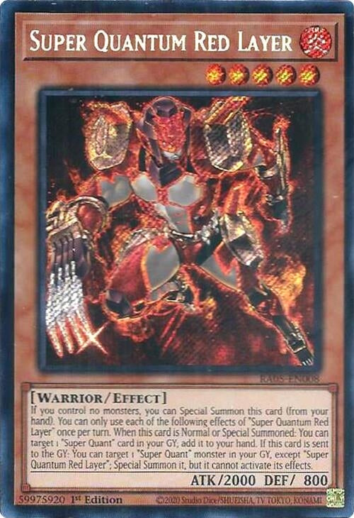 Super Quantum Red Layer (Secret Rare) (RA05-EN008) (Rarity Collection 5)