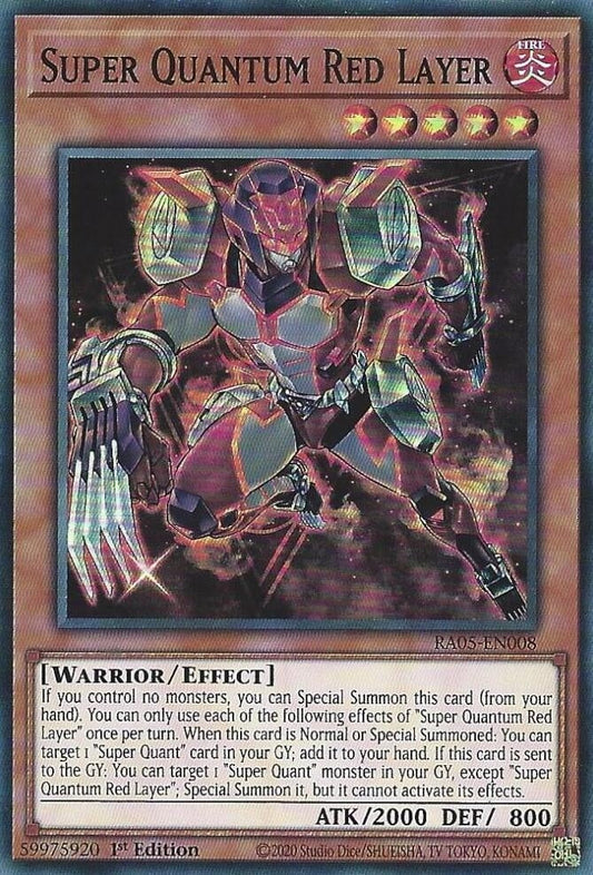 Super Quantum Red Layer (RA05-EN008) (Rarity Collection 5)