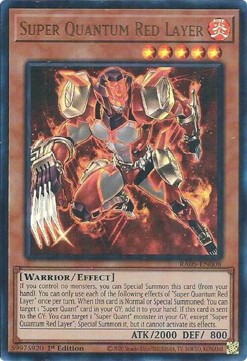 Super Quantum Red Layer (Ultra Rare) (RA05-EN008) (Rarity Collection 5)
