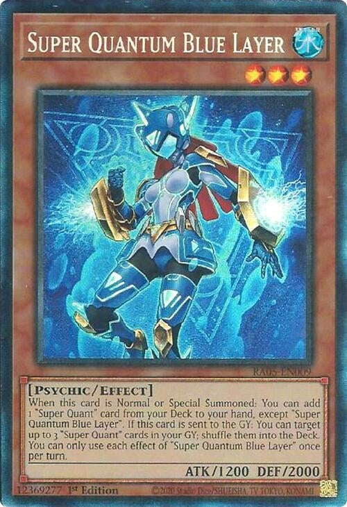 Super Quantum Blue Layer (Collector's Rare) (RA05-EN009) (Rarity Collection 5)
