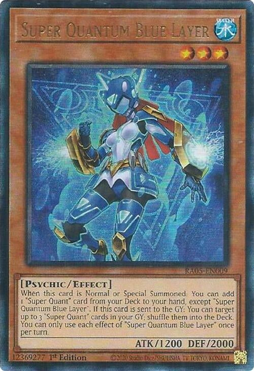 Super Quantum Blue Layer (Ultimate Rare) (RA05-EN009) (Rarity Collection 5)