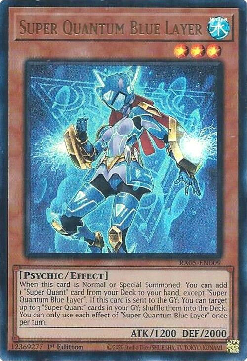 Super Quantum Blue Layer (Ultra Rare) (RA05-EN009) (Rarity Collection 5)