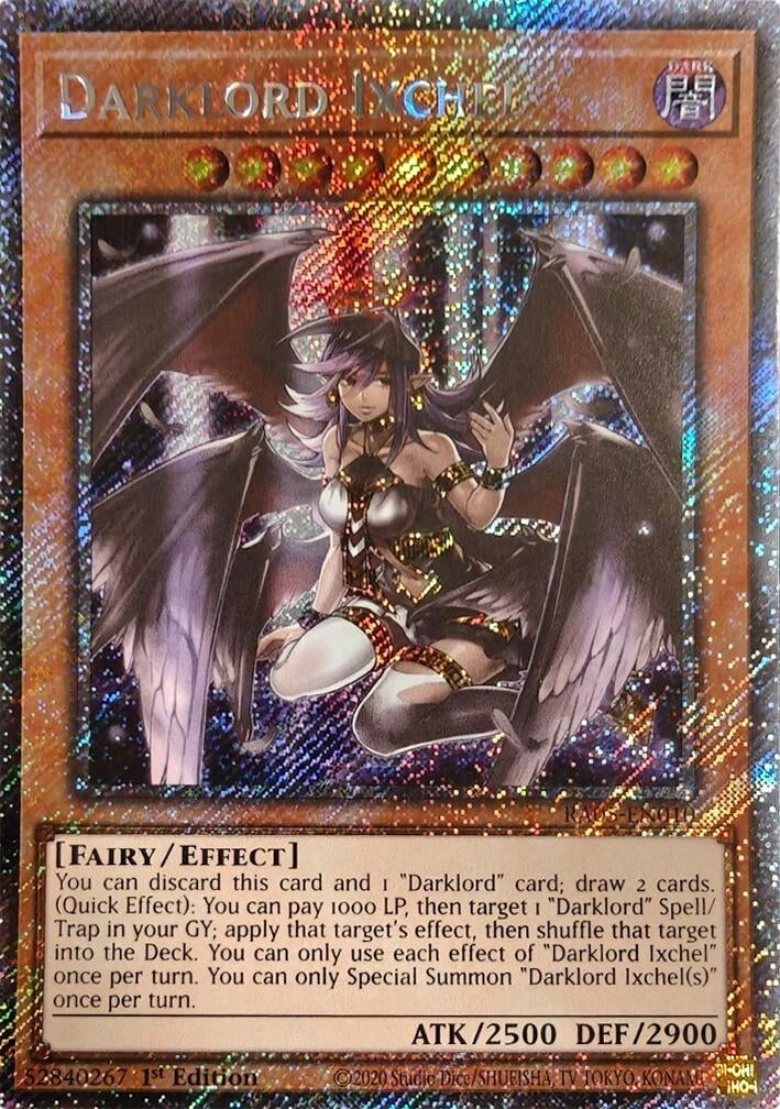 Darklord Ixchel (Platinum Secret Rare) (RA05-EN010) (Rarity Collection 5)